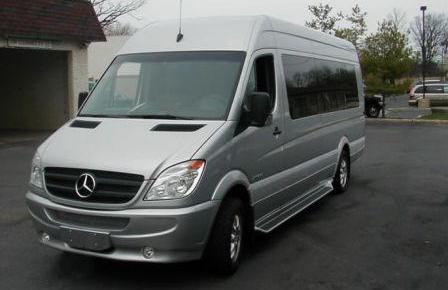 Bus rental Rome, Roma, Italy Mercedes Benz Sprinter Lux TOP Business class